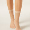 20-Den-Transparente Socken