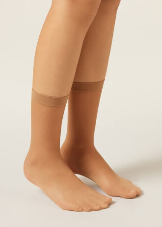 20-Den-Transparente Socken