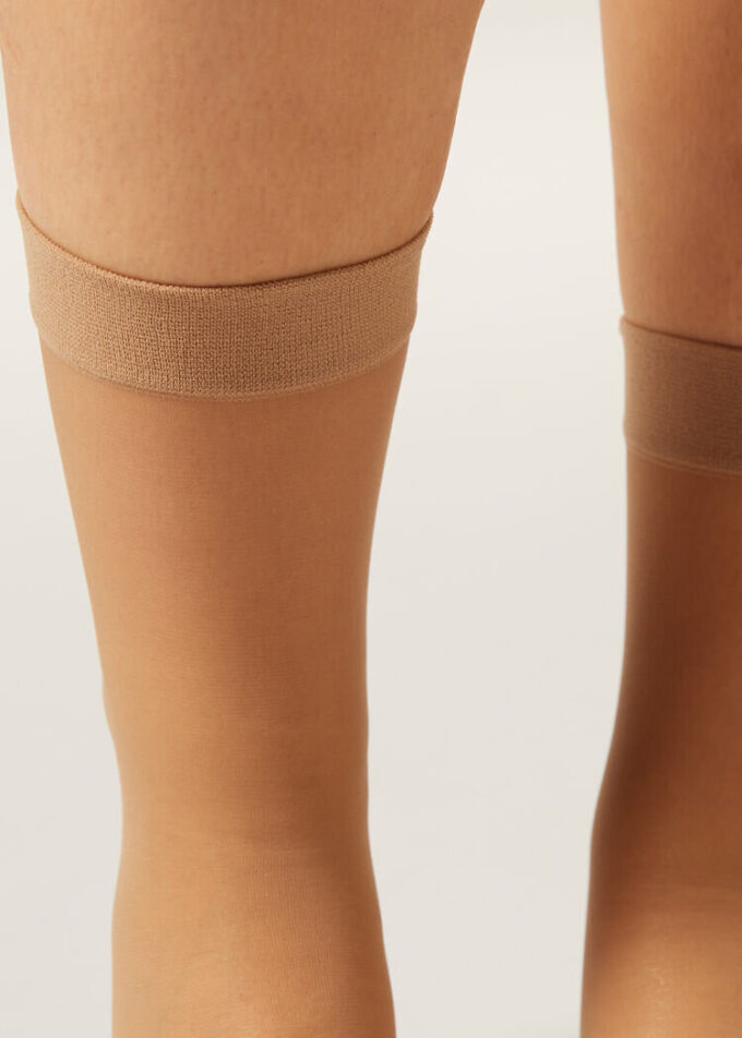 20-Den-Transparente Socken
