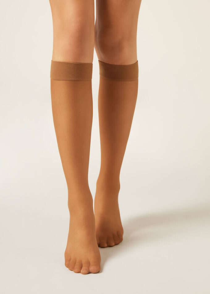 20 Denier Comfort Cuff Kniestrümpfe