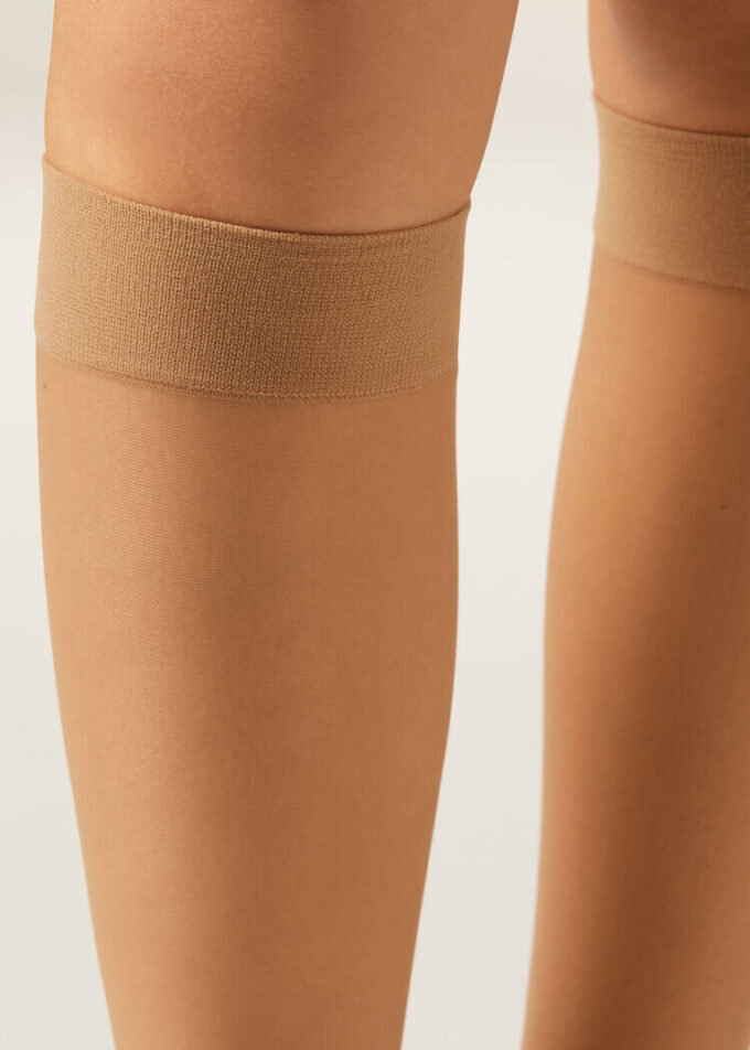 20 Denier Comfort Cuff Kniestrümpfe