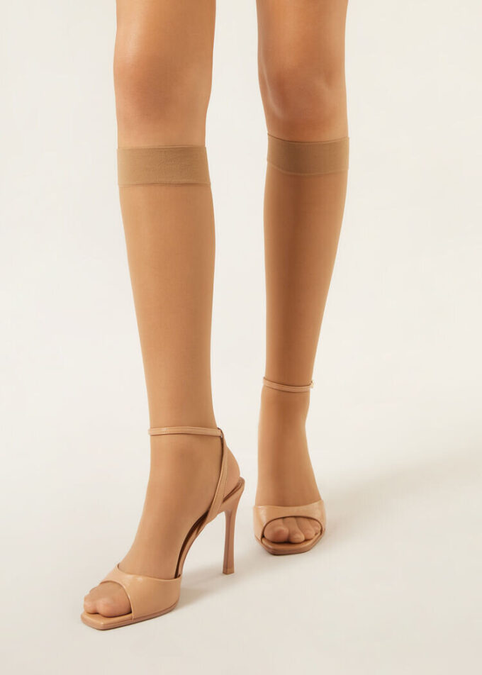20 Denier Comfort Cuff Kniestrümpfe
