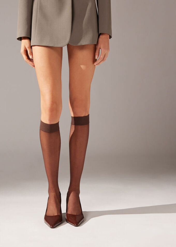 20 Denier Comfort Cuff Kniestrümpfe