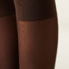 30 Denier halbtransparente Microfiber-Kniestrümpfe