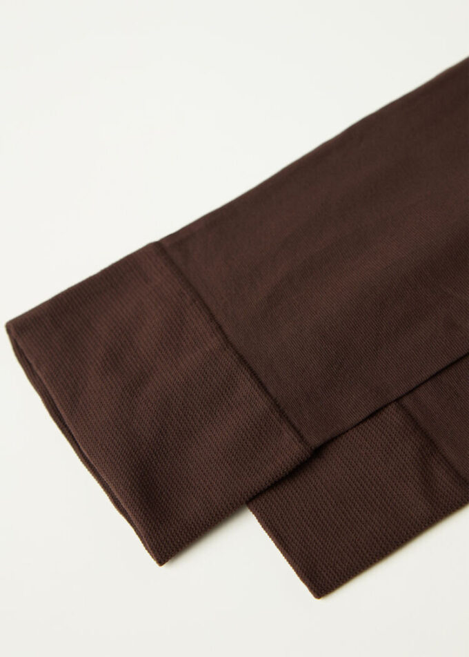 30 Denier halbtransparente Microfiber-Kniestrümpfe