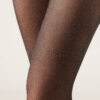 50-Denier-Netzstrumpfhose mit Glitzer