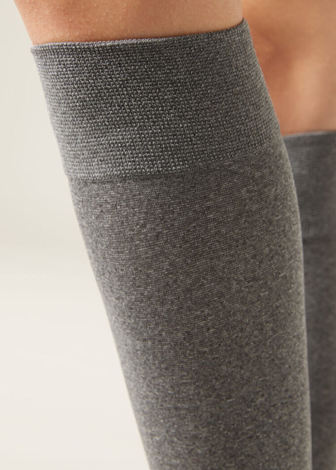 60-Den-Microfiber-Kniestrümpfe