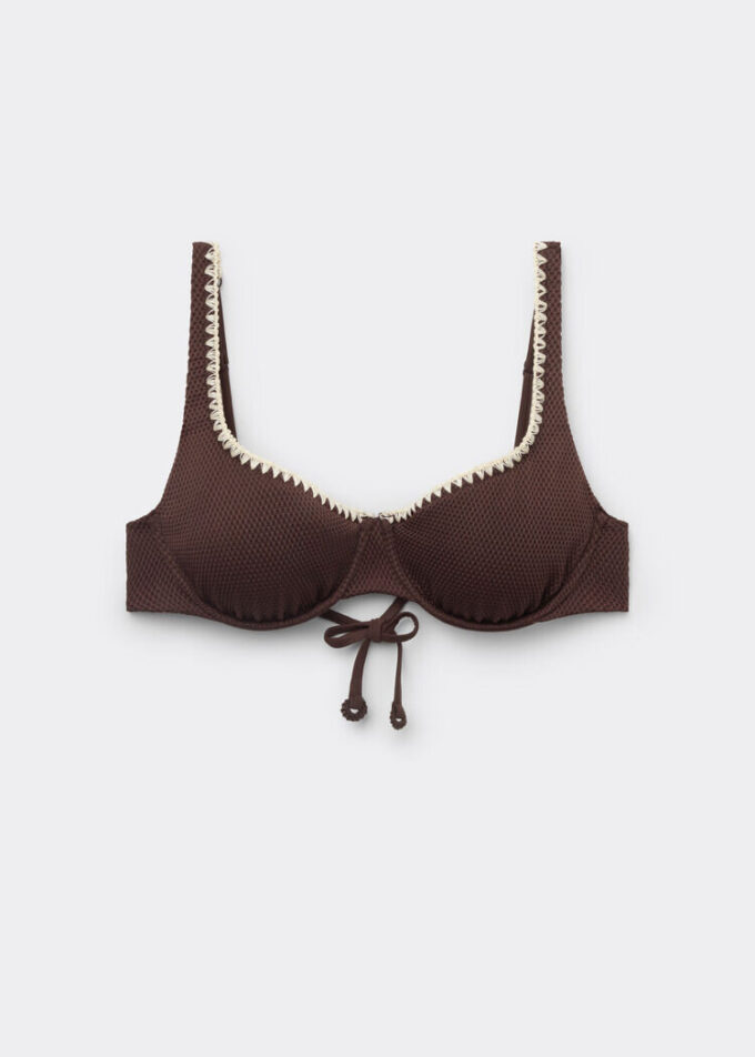 Balconette-Bikinioberteil „Bicolor Embroidery“
