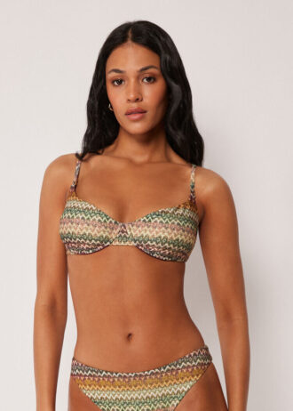 Balconette-Bikinioberteil Elegant Ethnic