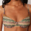 Balconette-Bikinioberteil Elegant Ethnic