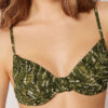 Balconette-Bikinioberteil Natural Tie-Dye