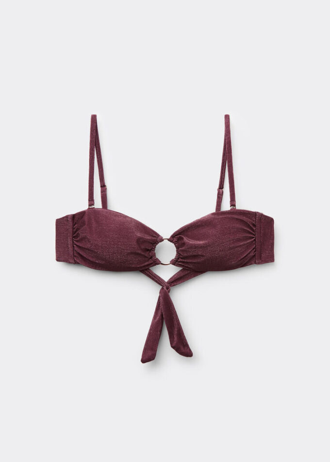 Bandeau-Bikini-Oberteil Golden Glow