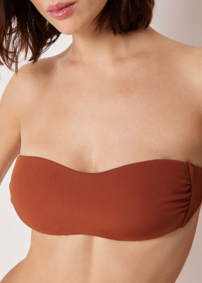Bandeau-Bikini-Oberteil Premium Fit