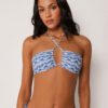 Bandeau-Bikini-Oberteil „Water Reflection“