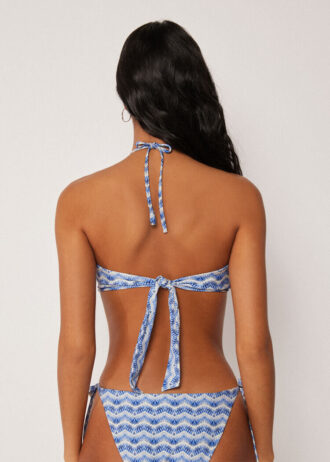 Bandeau-Bikini-Oberteil „Water Reflection“