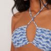 Bandeau-Bikini-Oberteil „Water Reflection“
