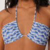 Bandeau-Bikini-Oberteil „Water Reflection“