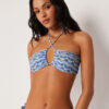 Bandeau-Bikini-Oberteil „Water Reflection“