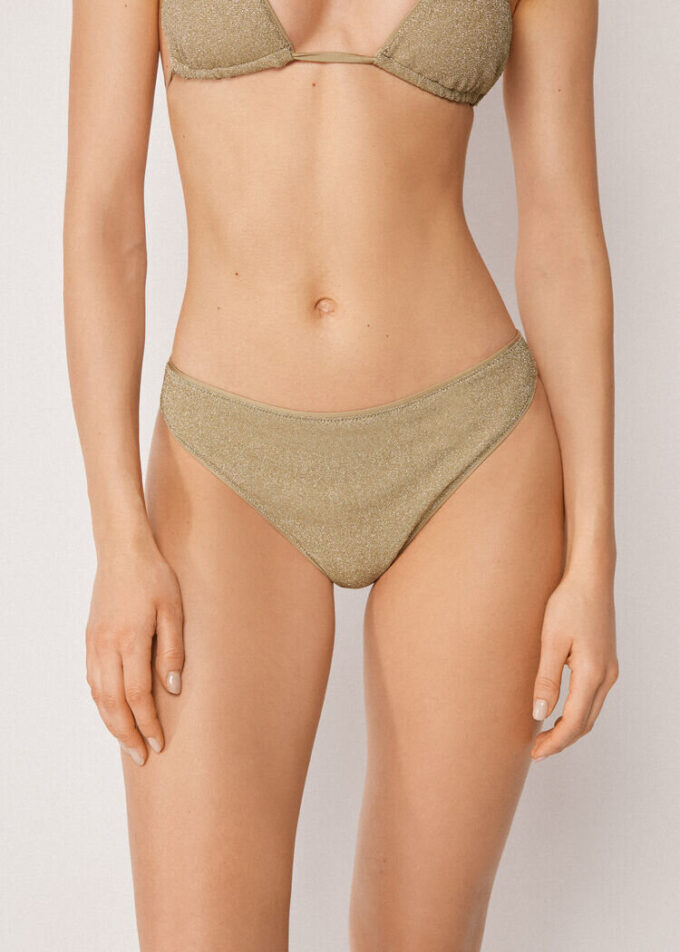 Bikini-Hose Metallic Glow