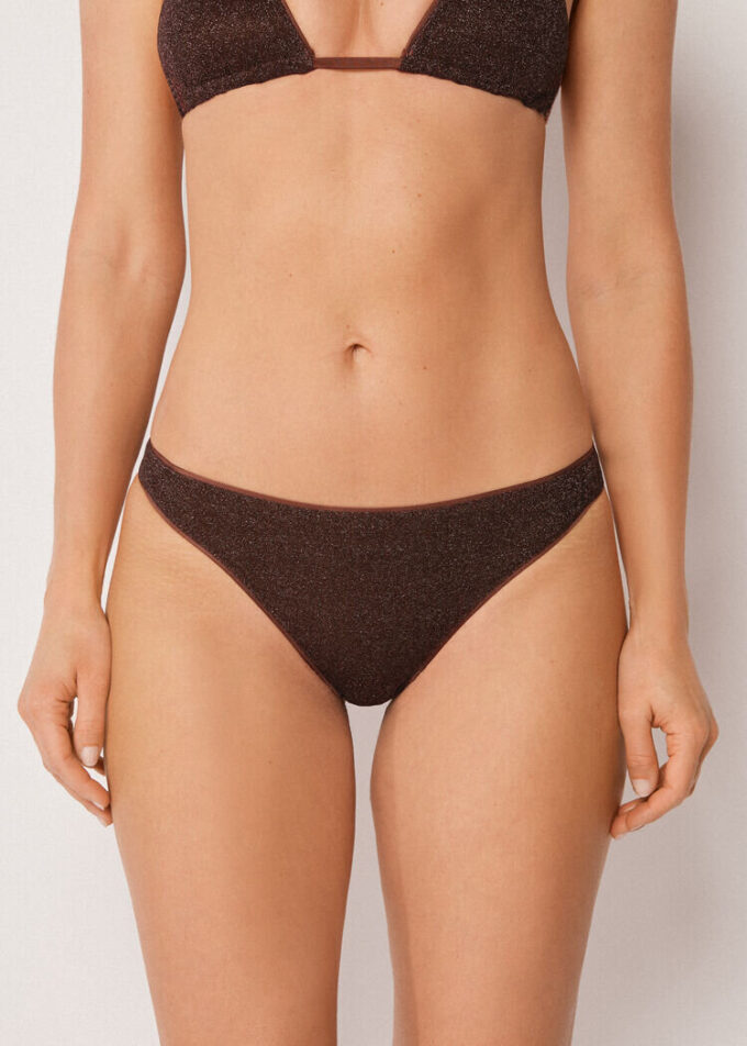 Bikini-Hose Metallic Glow
