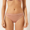 Bikini-Höschen aus glänzendem Satin