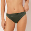 Bikini-Höschen aus glänzendem Satin