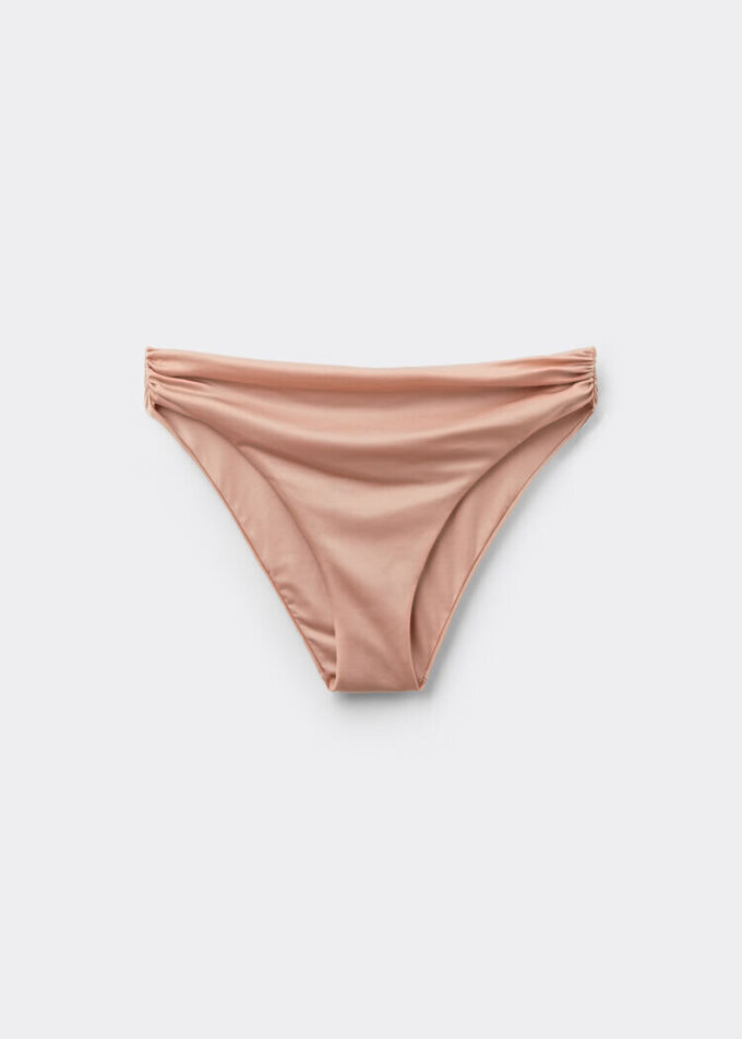 Bikini-Höschen aus glänzendem Satin