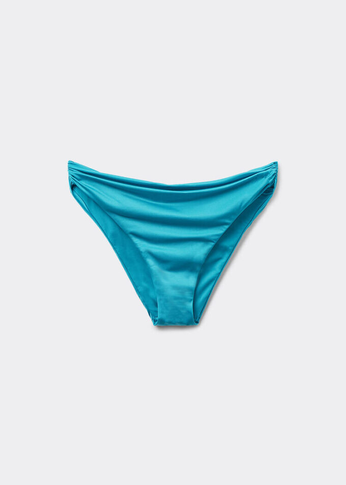 Bikini-Höschen aus glänzendem Satin