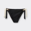 Bikini-Höschen mit Bindebändern, elegant, zweifarbig