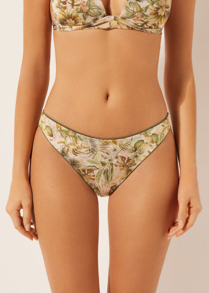 Bikini-Höschen „Tropical Foliage“