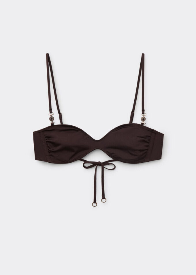 Bikini-Oberteil im Tank-Style, minimalistische Passform