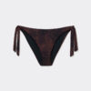 Bikinihosen Dunkles Animal-Print