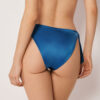 Bikinihosen mit seitlicher Schnürung aus glänzendem Satin Bikinihosen mit seitlicher Schnürung aus glänzendem Satin