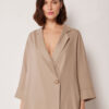 Blazer in lockerer Passform aus Leinen