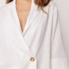 Blazer in lockerer Passform aus Leinen