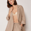 Blazer in lockerer Passform aus Leinen