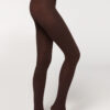 Blickdichte, matte Strumpfhose aus Kaschmir und Modal