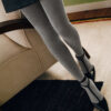Blickdichte, matte Strumpfhose aus Kaschmir und Modal