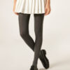 Blickdichte, matte Thermal-Strumpfhose