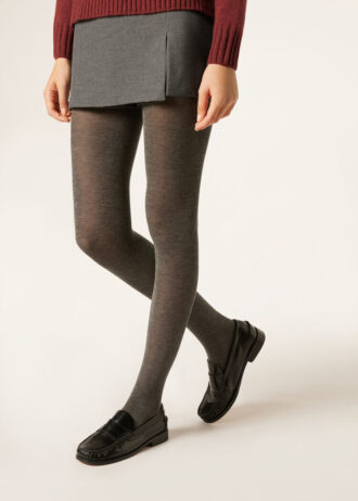 Blickdichte, matte, ultraleichte Strumpfhose mit Kaschmir