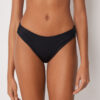 Brazilian-Bikinihosen aus glänzendem Satin