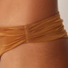 Brazilian-Bikinihosen aus glänzendem Satin