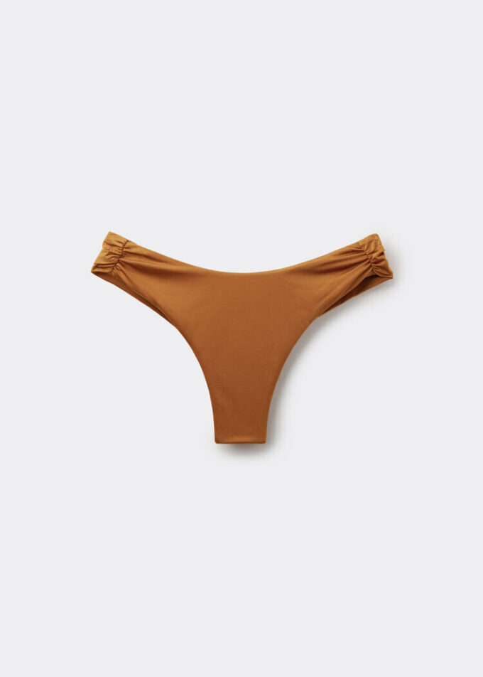 Brazilian-Bikinihosen aus glänzendem Satin