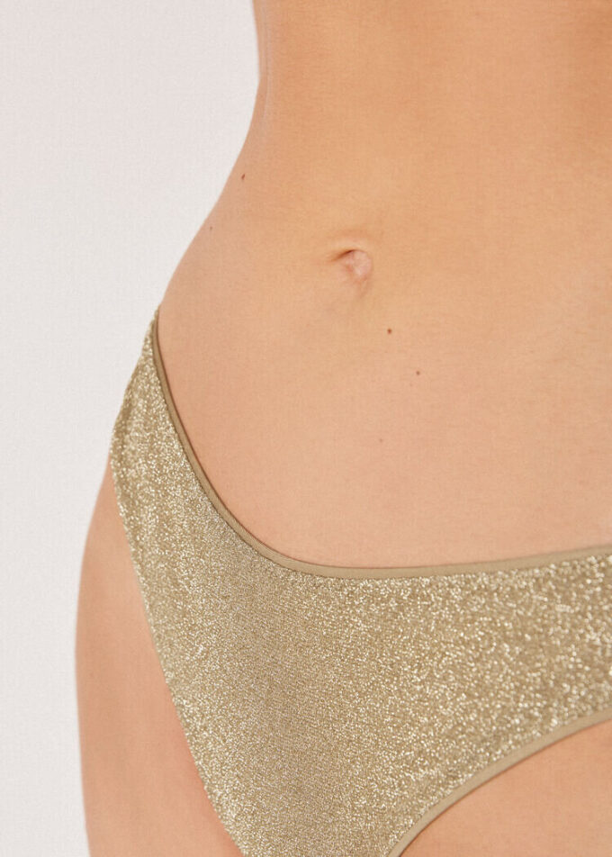 Brazilian-Bikinihosen „Metallic Glow“ Brazilian-Bikinihosen „Metallic Glow“