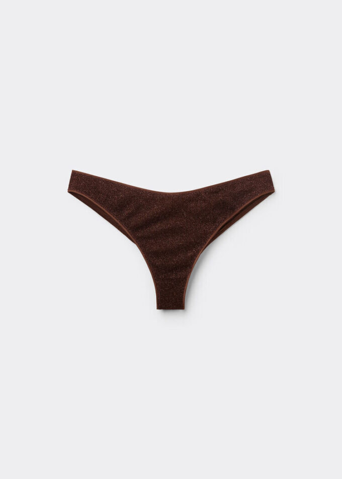Brazilian-Bikinihosen „Metallic Glow“