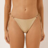 Brazilian-Bikinihosen mit Bindebändern „Gold Waves“