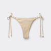 Brazilian-Bikinihosen mit Bindebändern „Gold Waves“