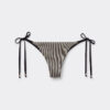 Brazilian-Bikinihosen mit goldenen Streifen