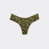 Brazilian-Bikinihosen mit natürlichem Tie-Dye-Muster