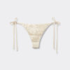 Brazilian-Bikinihosen mit Pailletten-Netz